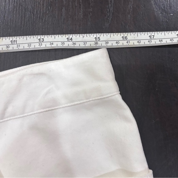 White Denim Distressed Skirt Size 8 Rebecca Minkoff - Picture 6 of 11